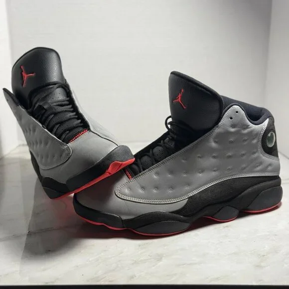 Jordan 13 Reflective Silver Great Condition non-og box sz: 12 - Picture 4 of 10